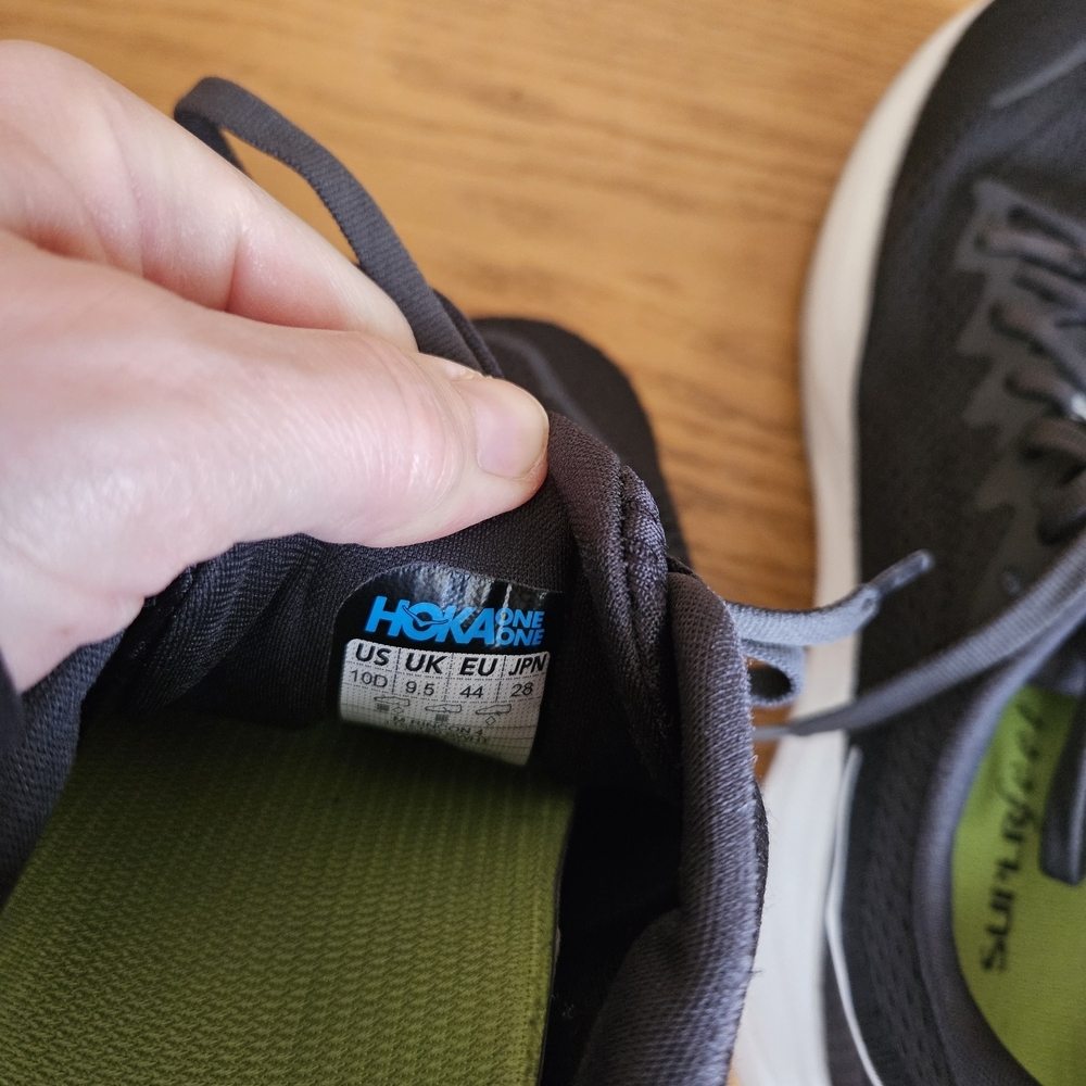 HOKA Rincon 4 Men's Black Running Shoes Size 10 - Picture 8 of 8